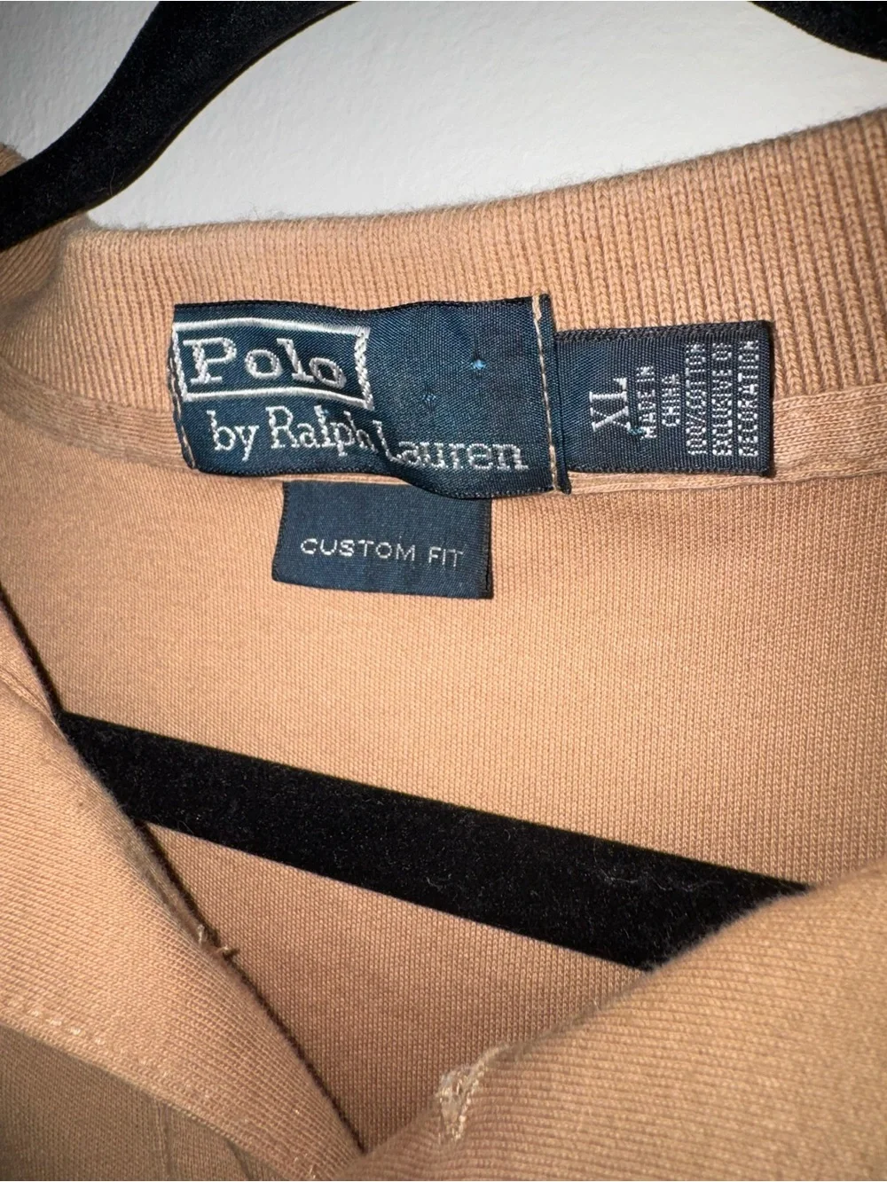 Polo by Ralph Lauren Tan Men’s Short-Sleeve Polo Shirt